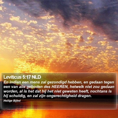 Leviticus 5:17 NLD Bible Verse Image