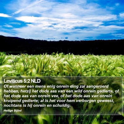 Leviticus 5:2 NLD Bible Verse Image