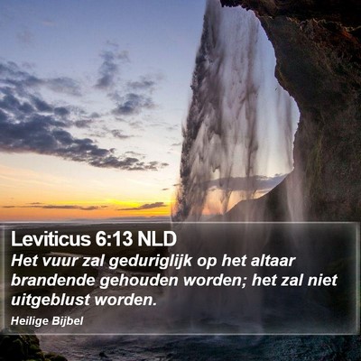 Leviticus 6:13 NLD Bible Verse Image