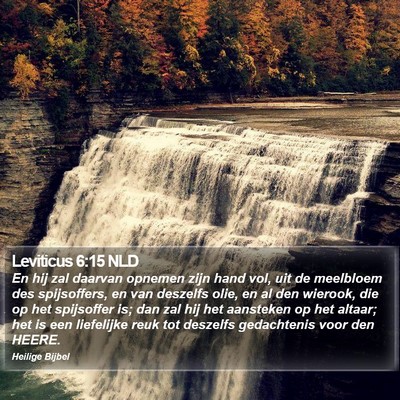 Leviticus 6:15 NLD Bible Verse Image