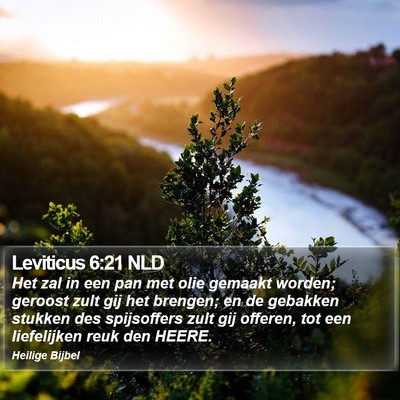 Leviticus 6:21 NLD Bible Verse Image