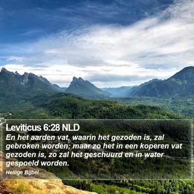 Leviticus 6:28 NLD Bible Verse Image