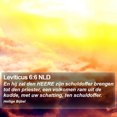 Leviticus 6:6 NLD Bible Verse Image