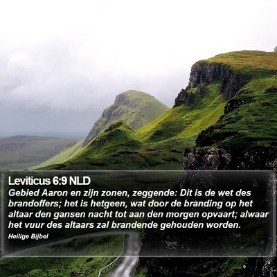 Leviticus 6:9 NLD Bible Verse Image