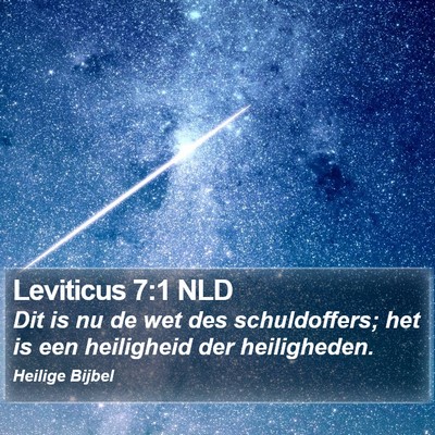 Leviticus 7:1 NLD Bible Verse Image