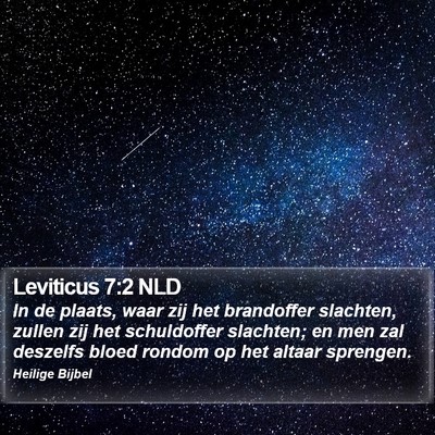Leviticus 7:2 NLD Bible Verse Image