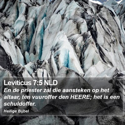 Leviticus 7:5 NLD Bible Verse Image