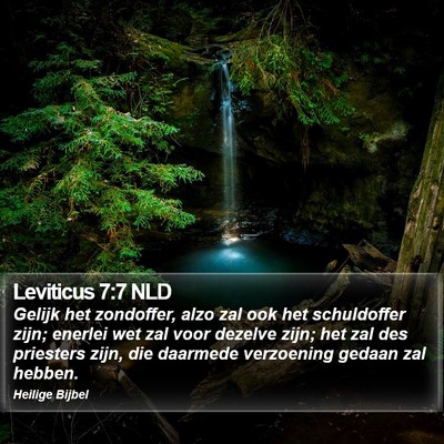 Leviticus 7:7 NLD Bible Verse Image