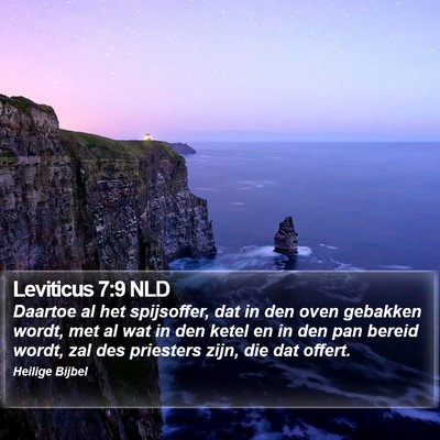 Leviticus 7:9 NLD Bible Verse Image