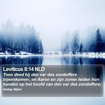 Leviticus 8:14 NLD Bible Verse Image