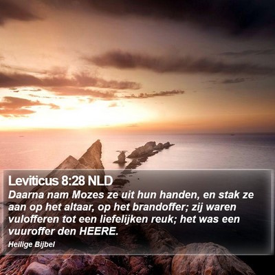 Leviticus 8:28 NLD Bible Verse Image