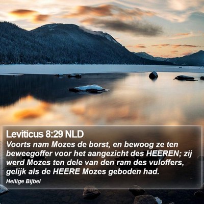 Leviticus 8:29 NLD Bible Verse Image