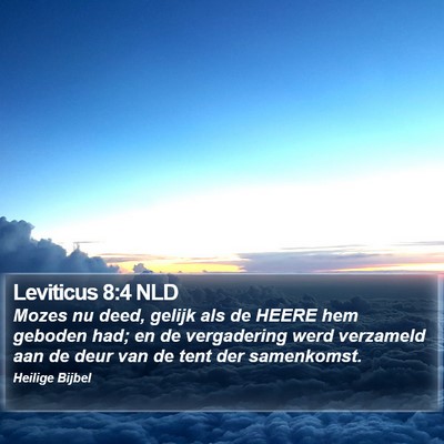 Leviticus 8:4 NLD Bible Verse Image