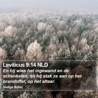 Leviticus 9:14 NLD Bible Verse Image