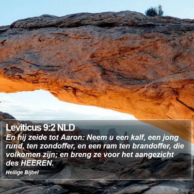 Leviticus 9:2 NLD Bible Verse Image
