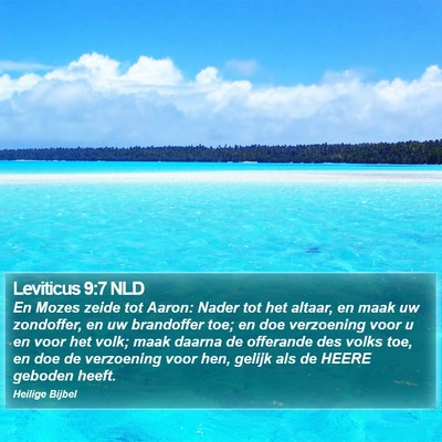 Leviticus 9:7 NLD Bible Verse Image