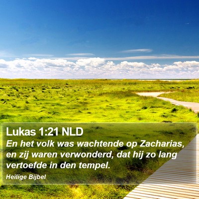 Lukas 1:21 NLD Bible Verse Image