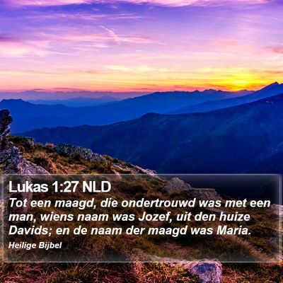 Lukas 1:27 NLD Bible Verse Image