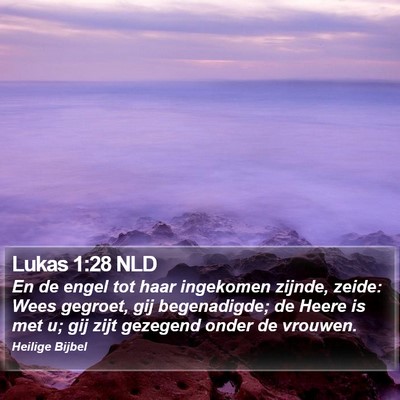 Lukas 1:28 NLD Bible Verse Image