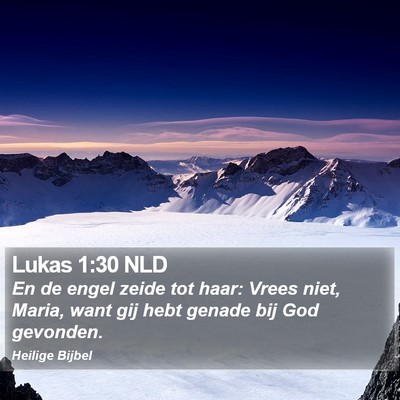 Lukas 1:30 NLD Bible Verse Image