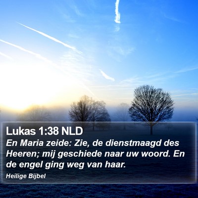 Lukas 1:38 NLD Bible Verse Image
