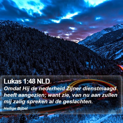 Lukas 1:48 NLD Bible Verse Image