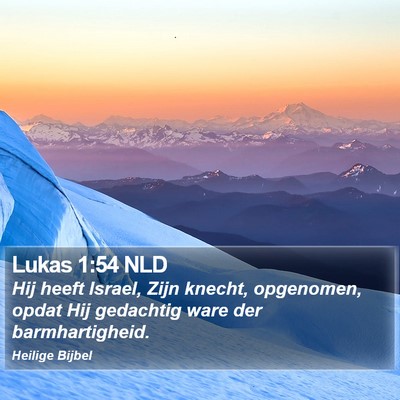 Lukas 1:54 NLD Bible Verse Image