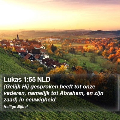 Lukas 1:55 NLD Bible Verse Image