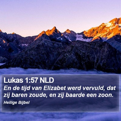 Lukas 1:57 NLD Bible Verse Image