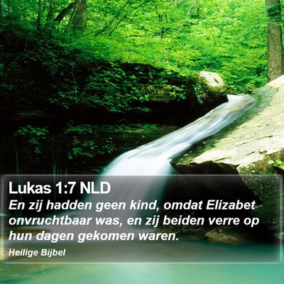 Lukas 1:7 NLD Bible Verse Image