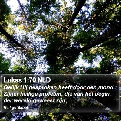Lukas 1:70 NLD Bible Verse Image