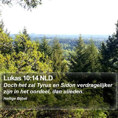 Lukas 10:14 NLD Bible Verse Image