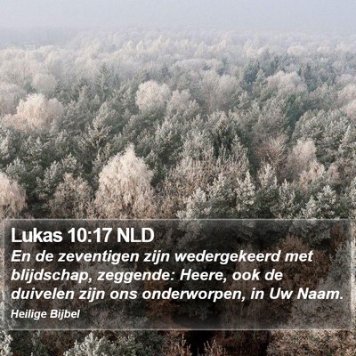 Lukas 10:17 NLD Bible Verse Image