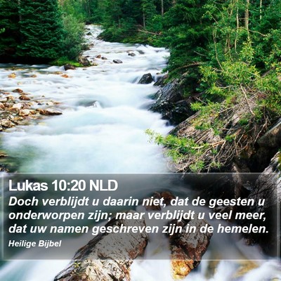 Lukas 10:20 NLD Bible Verse Image