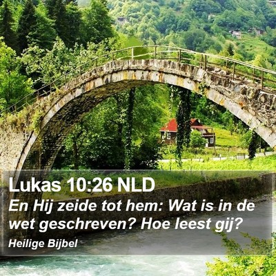 Lukas 10:26 NLD Bible Verse Image