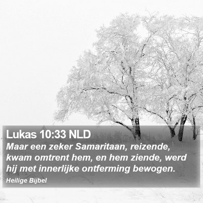 Lukas 10:33 NLD Bible Verse Image