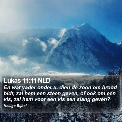Lukas 11:11 NLD Bible Verse Image