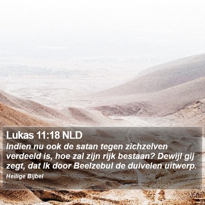 Lukas 11:18 NLD Bible Verse Image