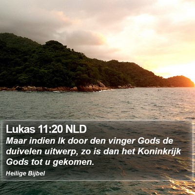 Lukas 11:20 NLD Bible Verse Image
