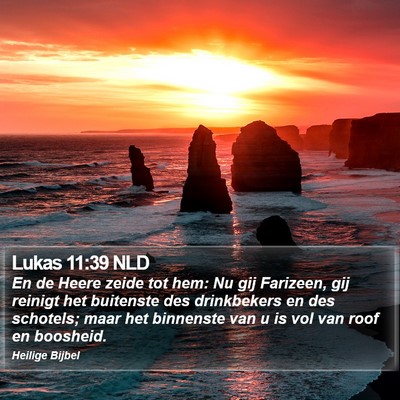 Lukas 11:39 NLD Bible Verse Image