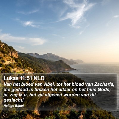 Lukas 11:51 NLD Bible Verse Image