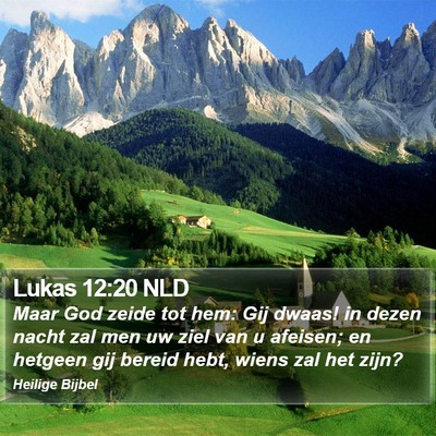 Lukas 12:20 NLD Bible Verse Image