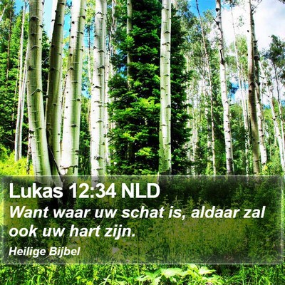 Lukas 12:34 NLD Bible Verse Image