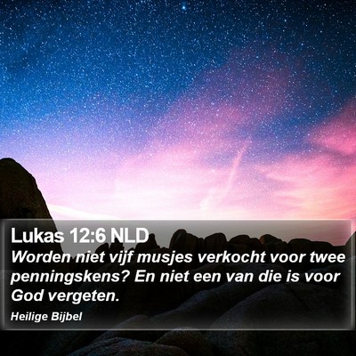 Lukas 12:6 NLD Bible Verse Image