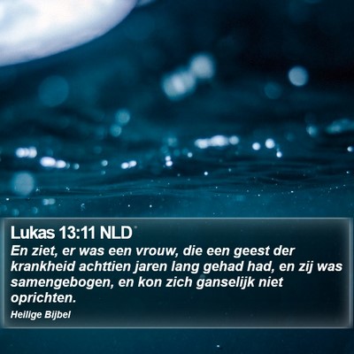 Lukas 13:11 NLD Bible Verse Image