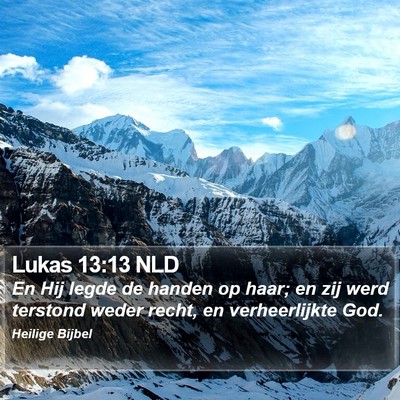 Lukas 13:13 NLD Bible Verse Image