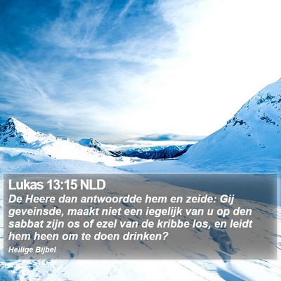 Lukas 13:15 NLD Bible Verse Image