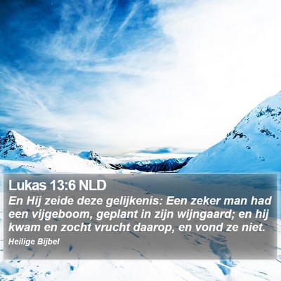 Lukas 13:6 NLD Bible Verse Image
