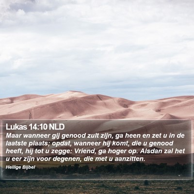 Lukas 14:10 NLD Bible Verse Image