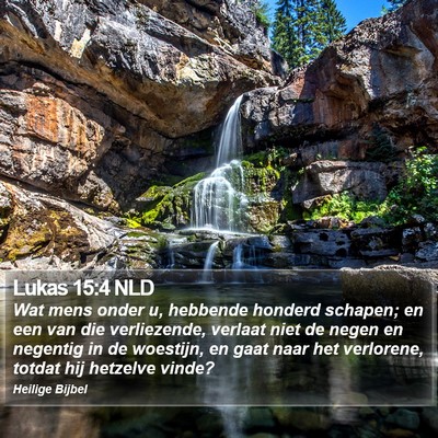 Lukas 15:4 NLD Bible Verse Image